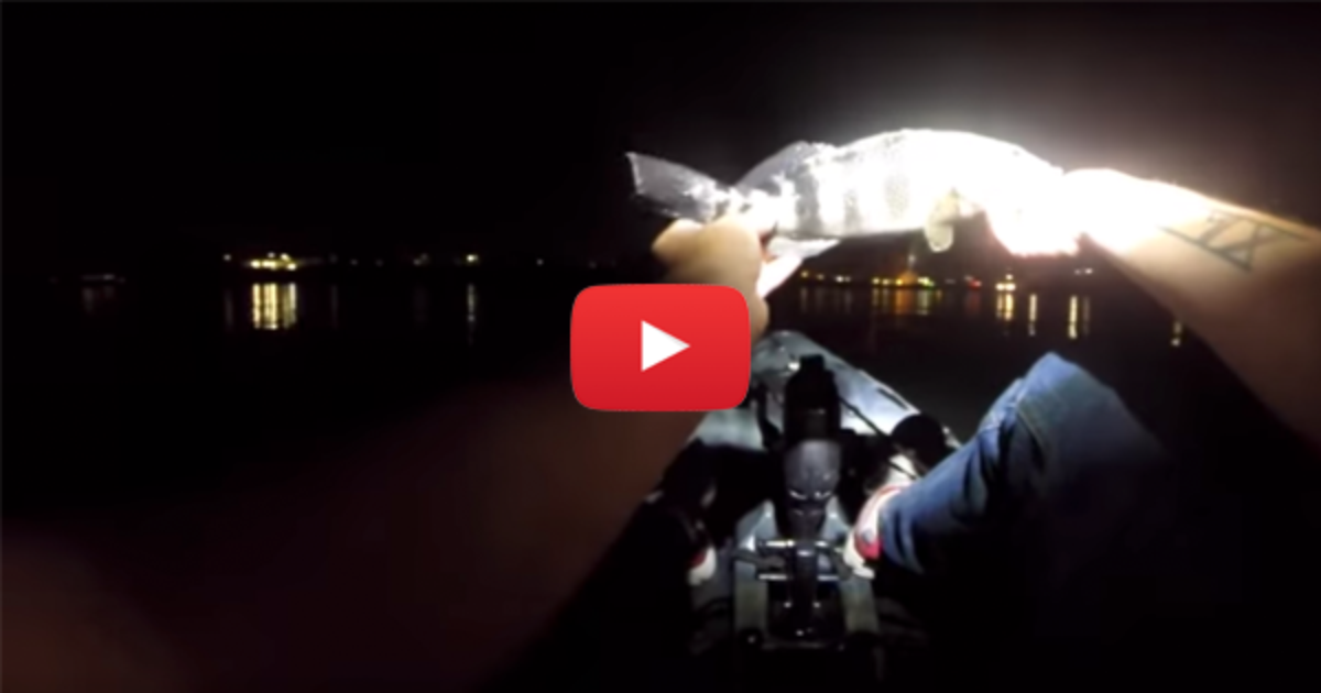 Kayak Fishing At Night