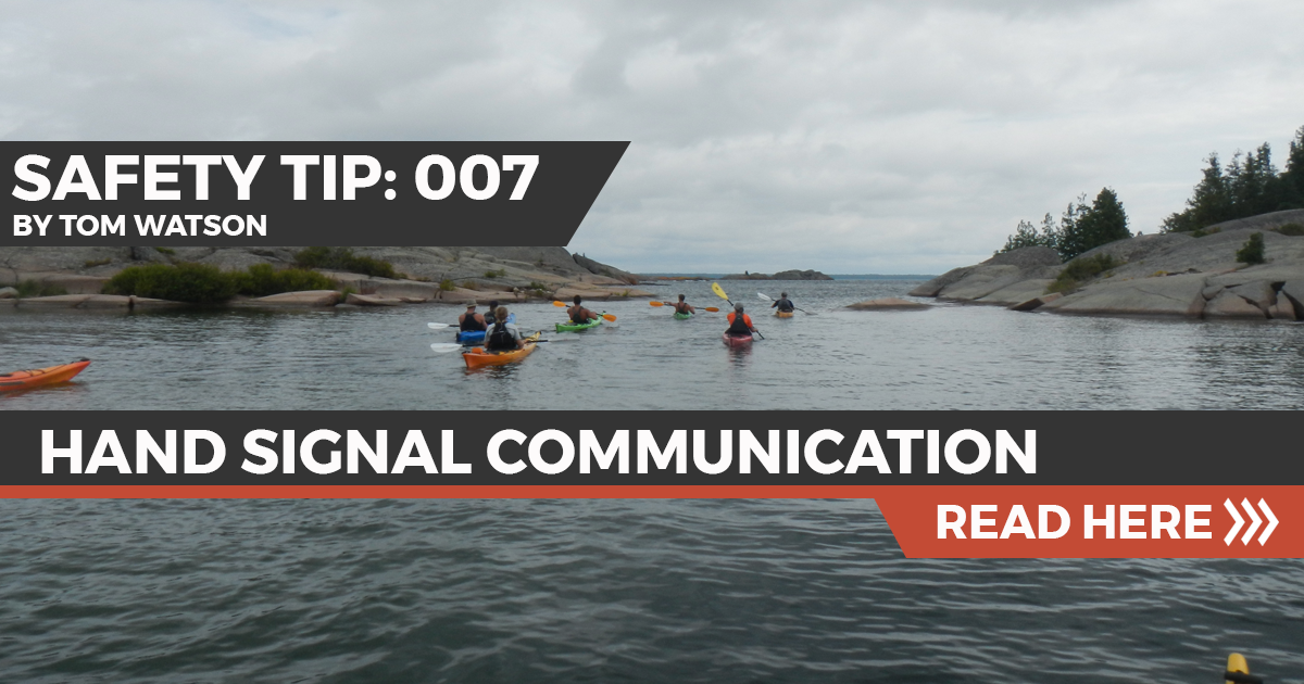 Hand Signals for Kayaking