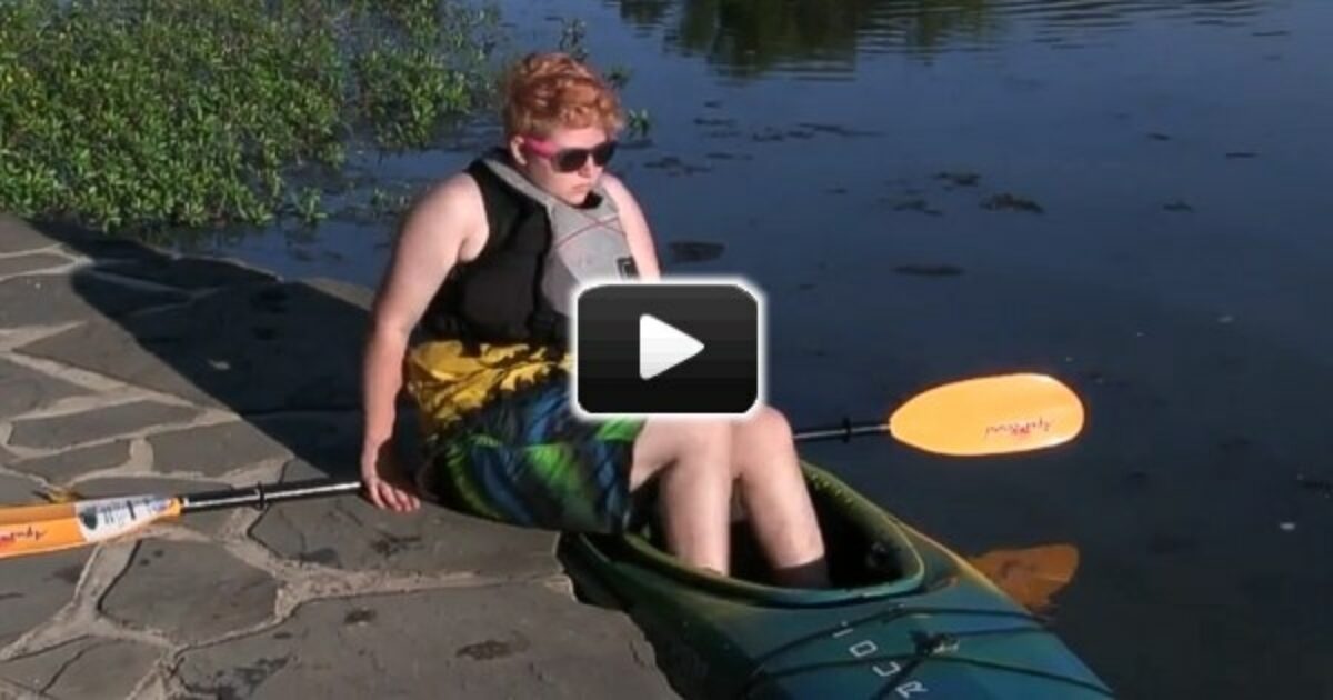 Entering a Kayak & Attaching Sprayskirt | Paddling.com