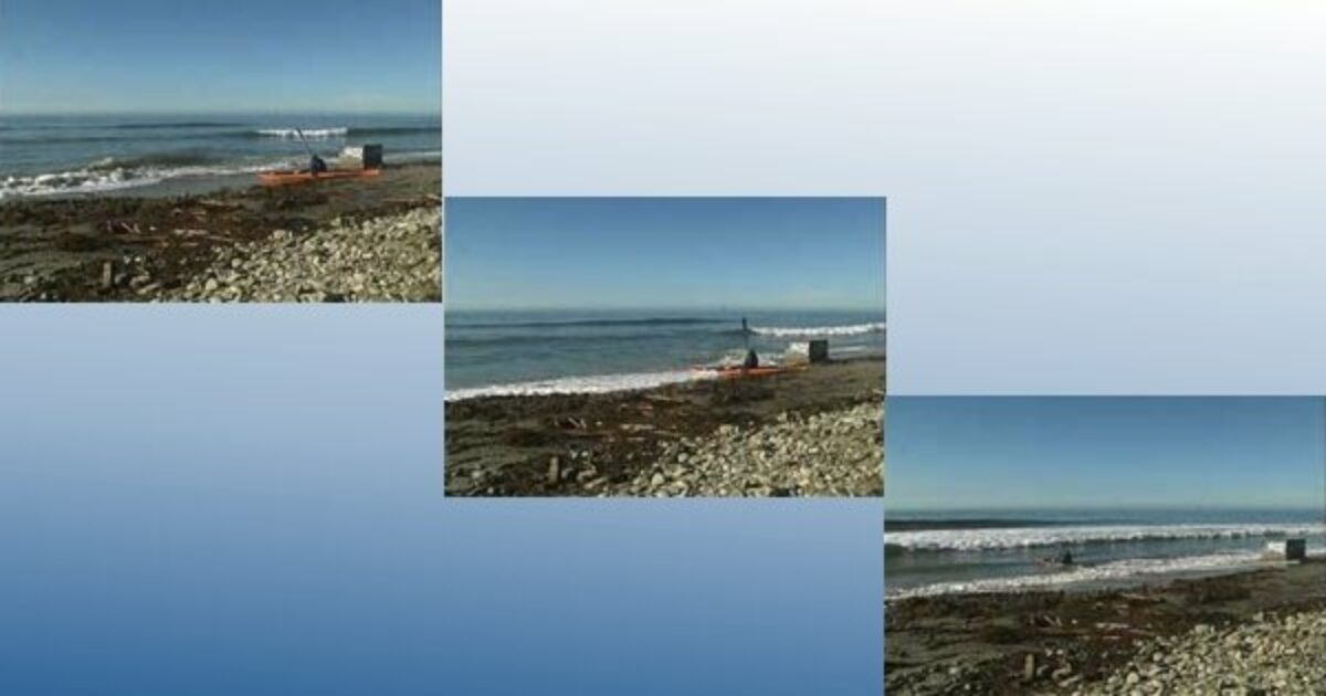 Launching A Kayak From Shore Mermaid's Walk