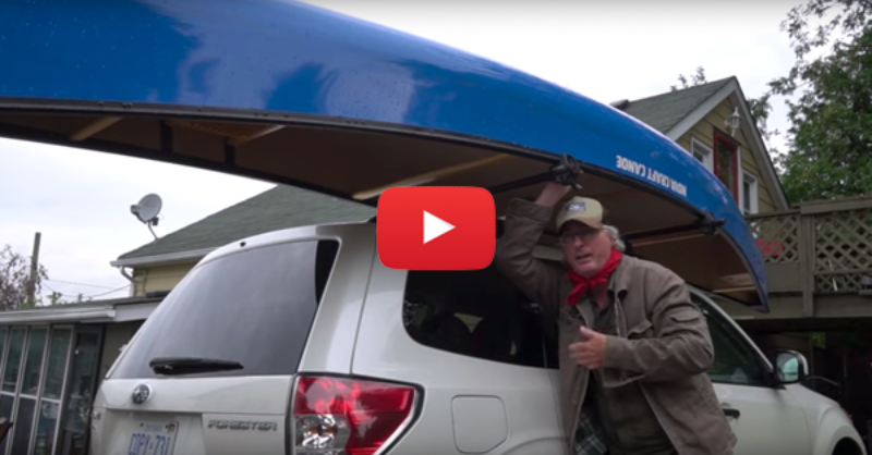 Loading A Canoe On Your Car Solo Paddling Com