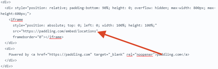 Go Paddling Locations Map Embed Paddling Com
