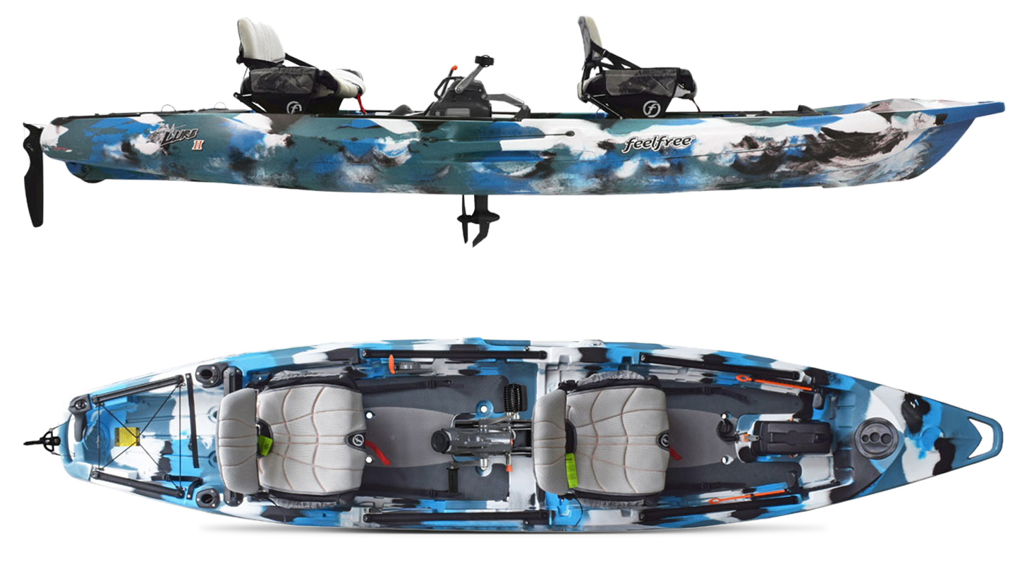 feelfree lure overdrive v2 fishing kayak 11.5 Pedal deck space Fishing kayak FEELFREE LURE 13.5